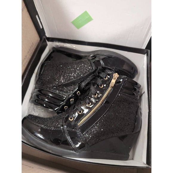 Black sparkly boots 8.5 - Picture 7 of 8